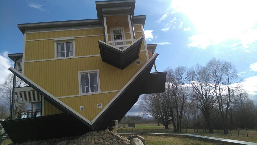 Gravity-Defying Kitchen