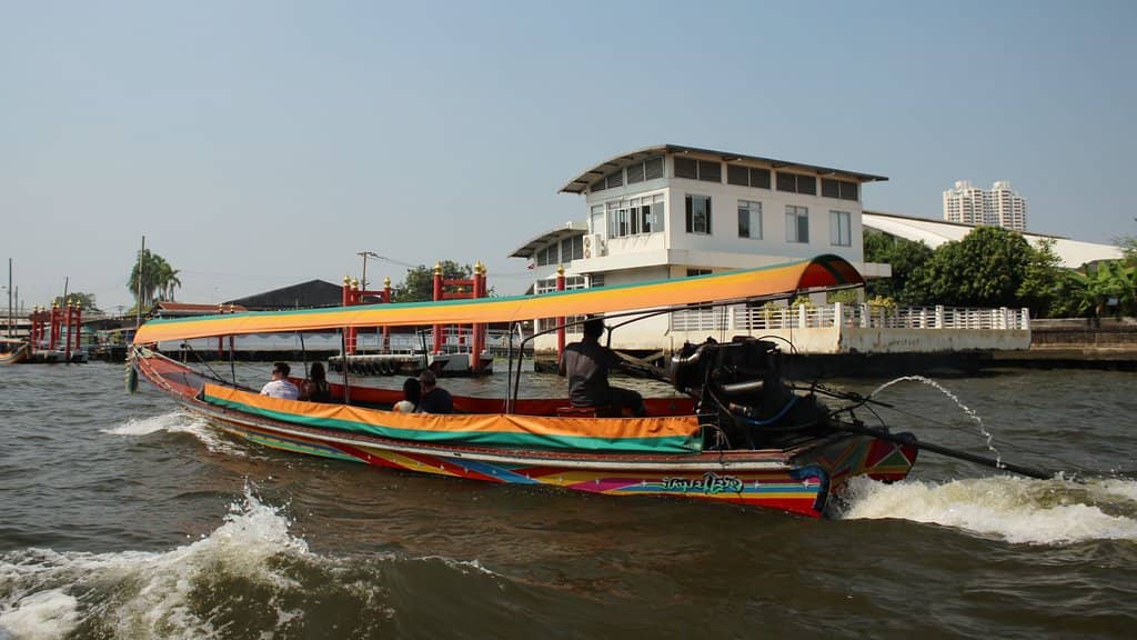 Elaborately Carved Barges