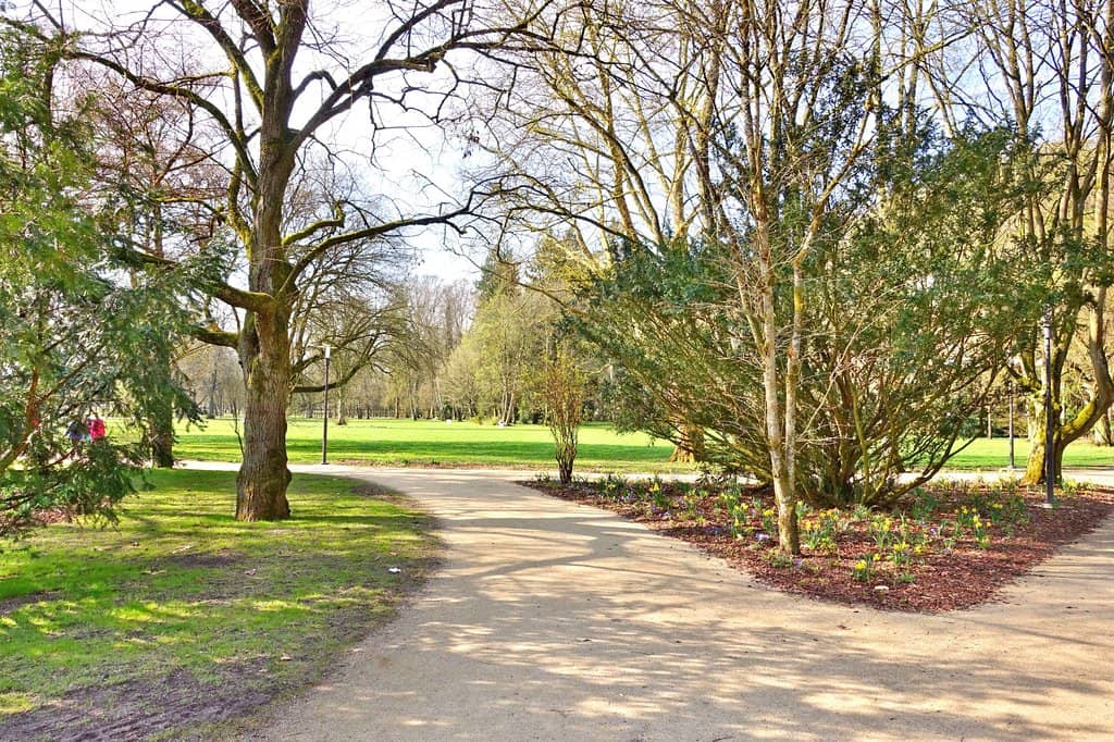 Sprawling Lawns and Walking Paths