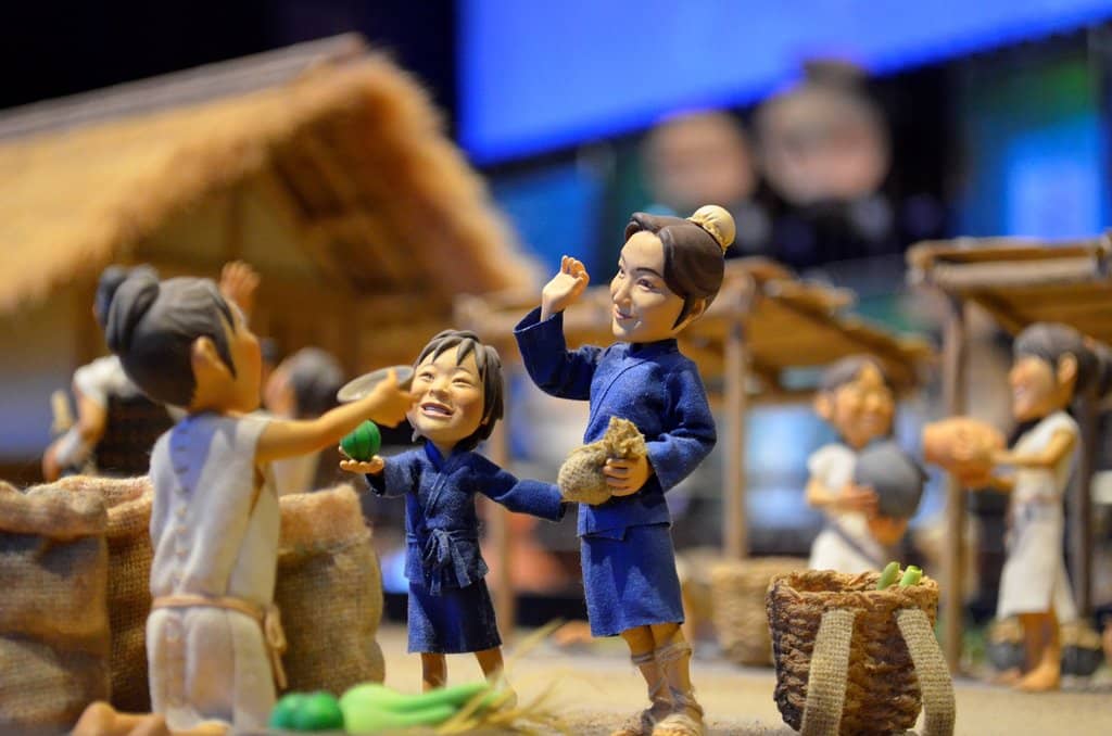 Harunotsuji Ruins Diorama