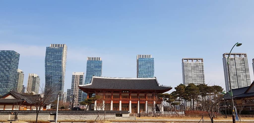 Central Park's Reindeer Enclosure
