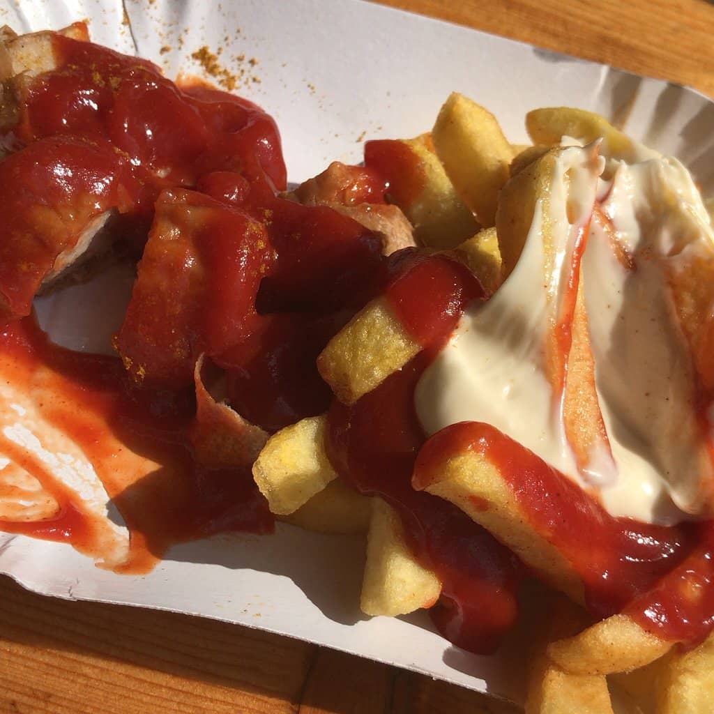Vegan Currywurst Option