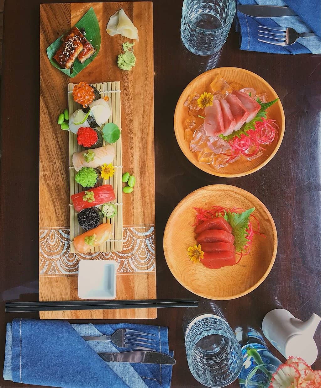 Diverse Asian Fusion Menu