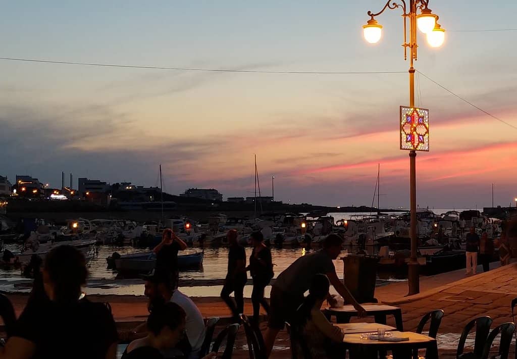 Sunset Views from Harbor Walls