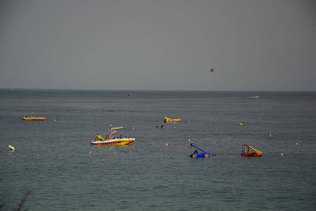 Vibrant Beachfront Atmosphere