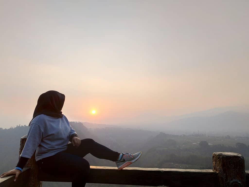 Sunrise Over the Clouds