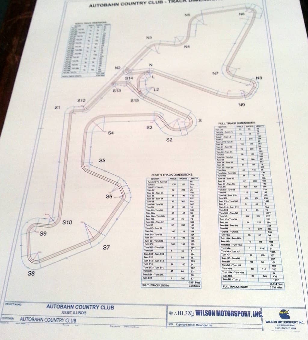 South Track Driving