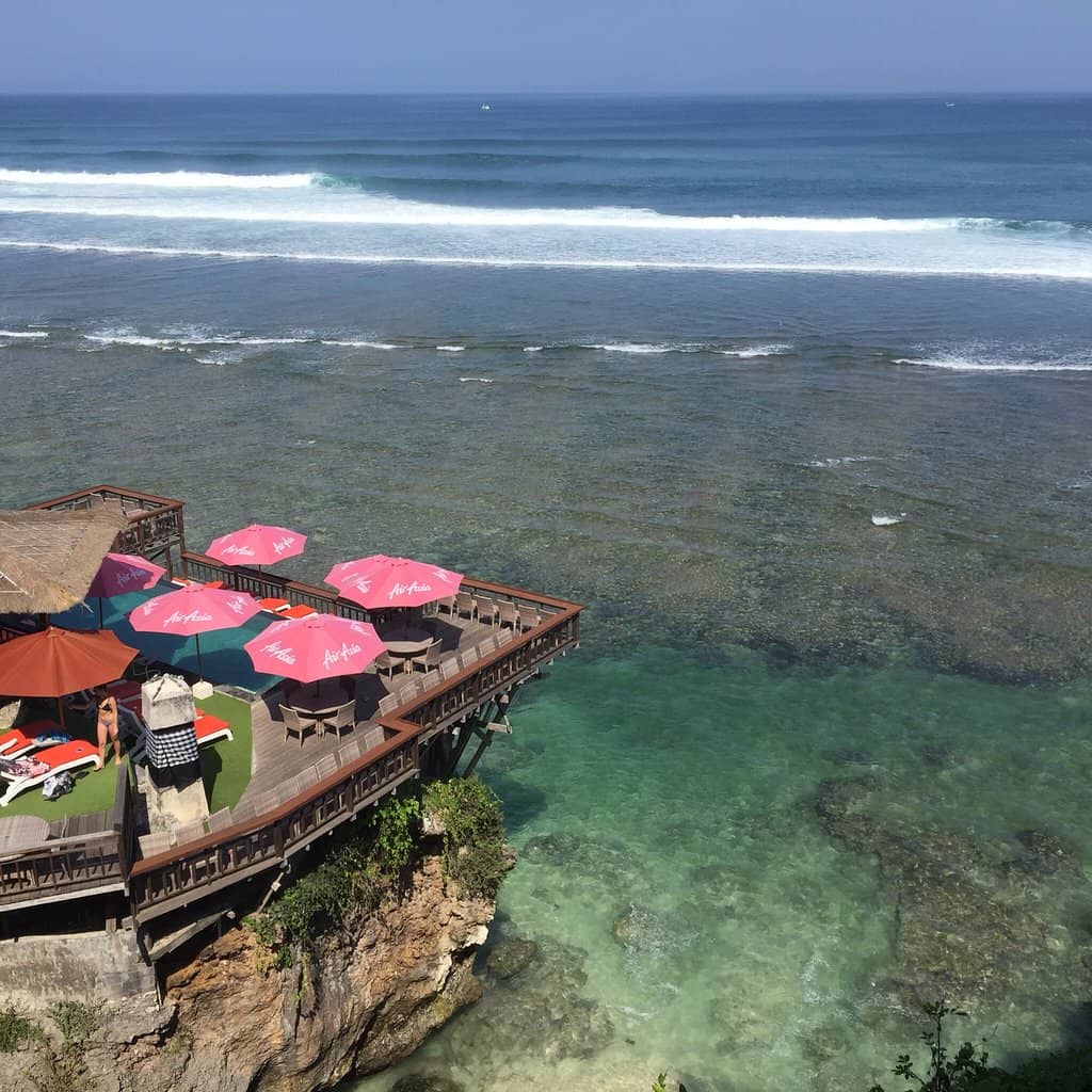 Sunset Views from Cliffside Cafes