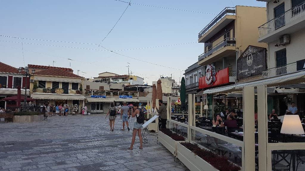 Vibrant Town Square