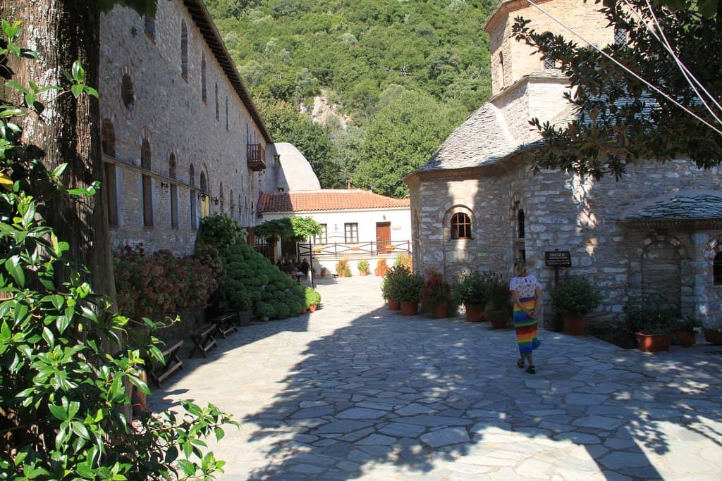Serene Monastery Grounds