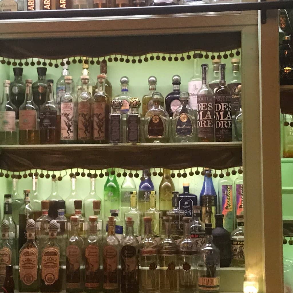 Extensive Mezcal & Tequila Selection