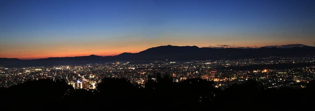 Panoramic Kyoto Vista