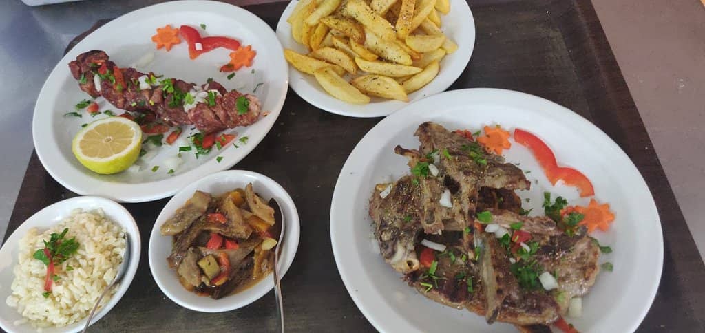 Sunset Ambiance under Grape Arbor