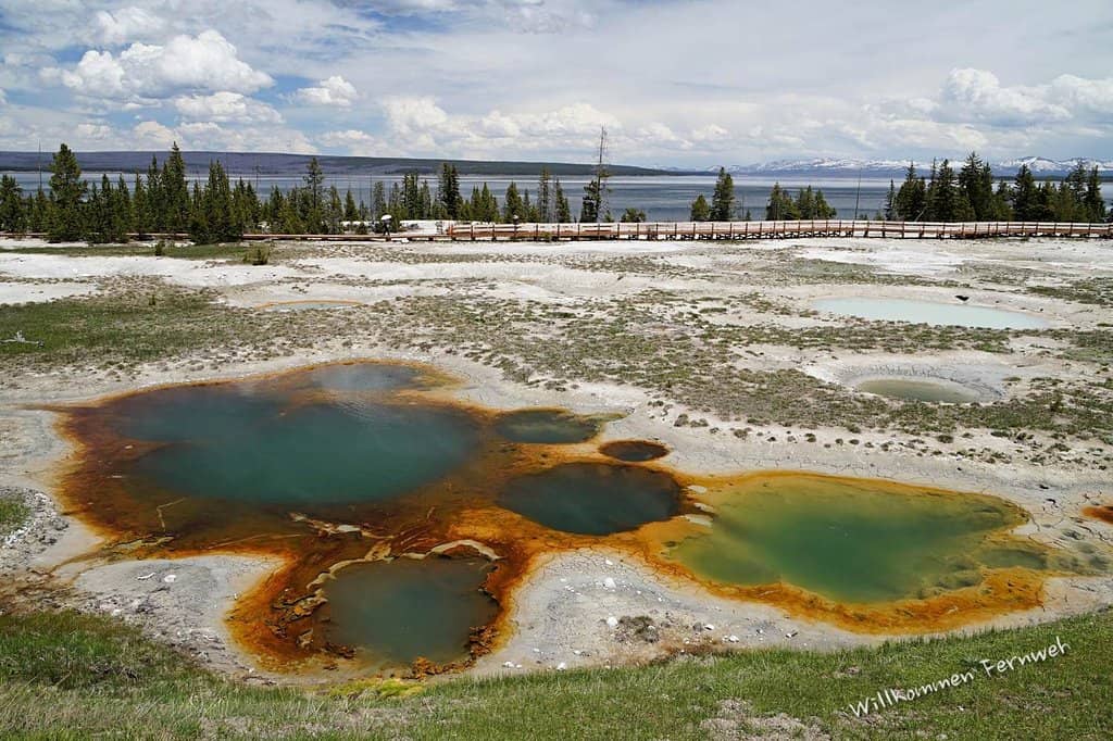 Deep Blue Geysers