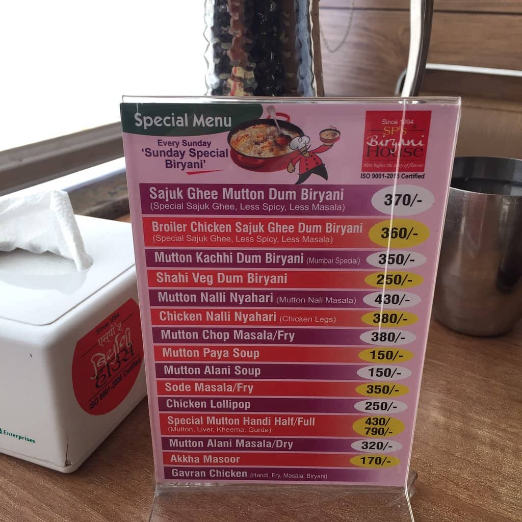 Diverse Biryani Varieties