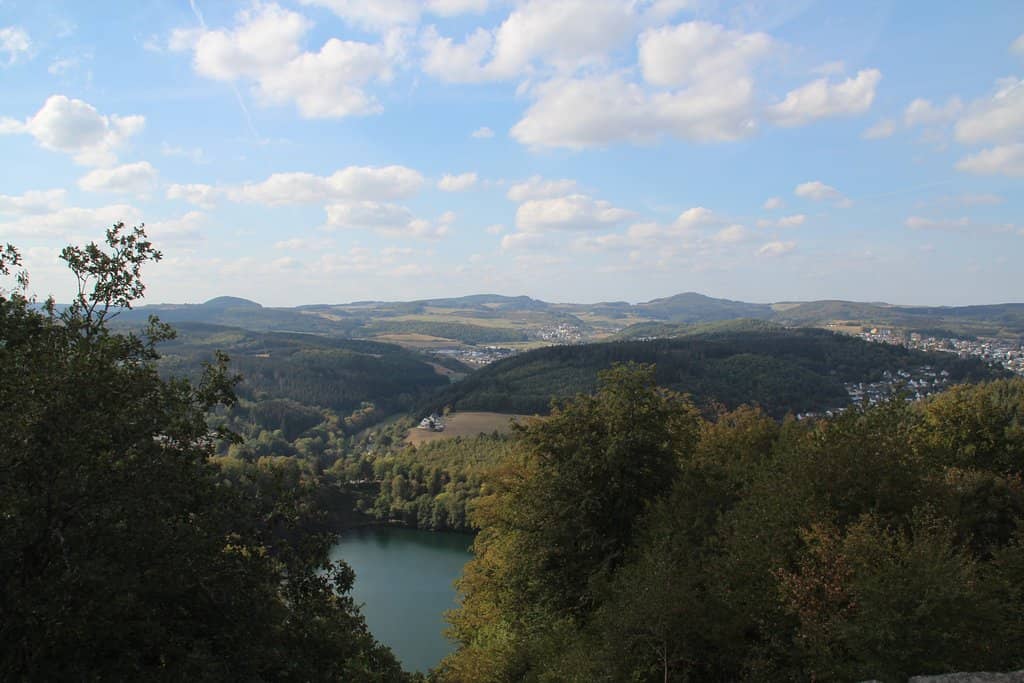 Volcanic Maar Landscape