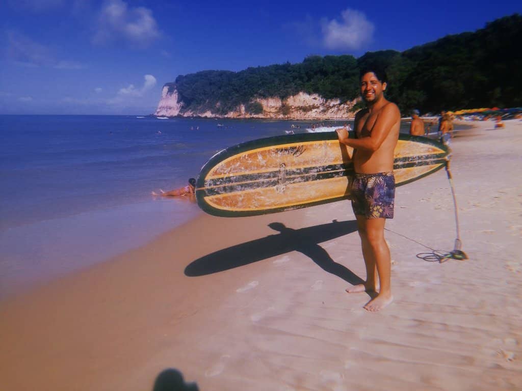 Longboard Surfing Paradise