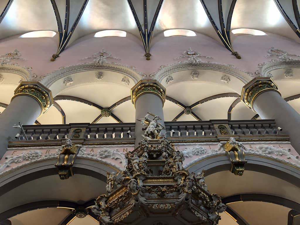 Intricate Pulpit Details