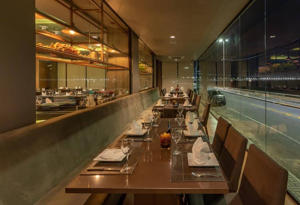 Seafood Feast with a View