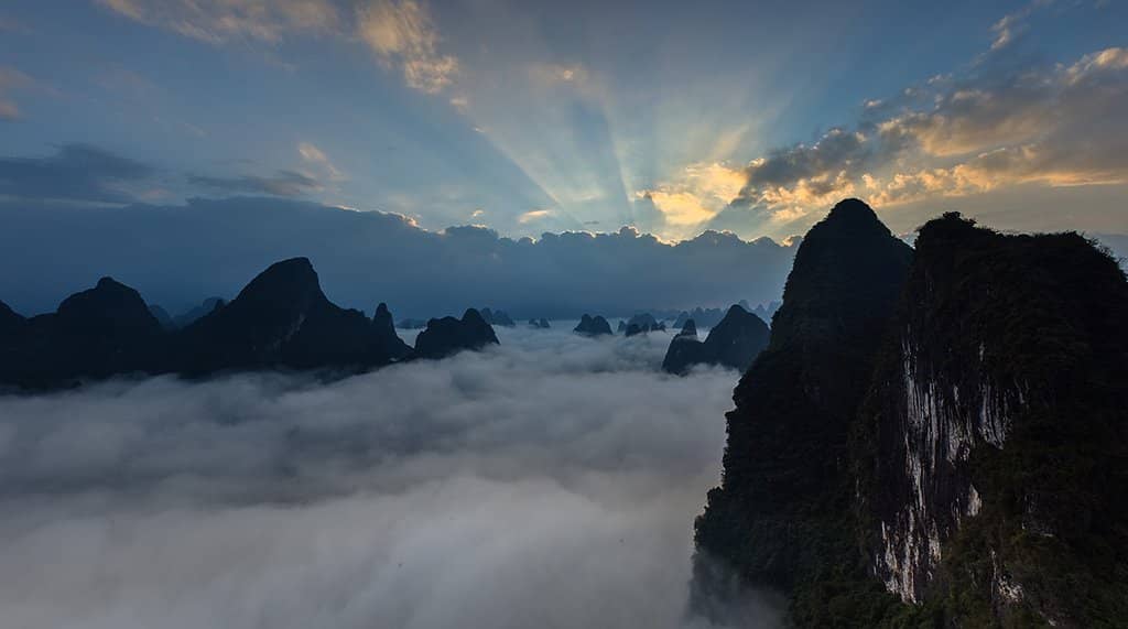 Sunrise Over the Li River