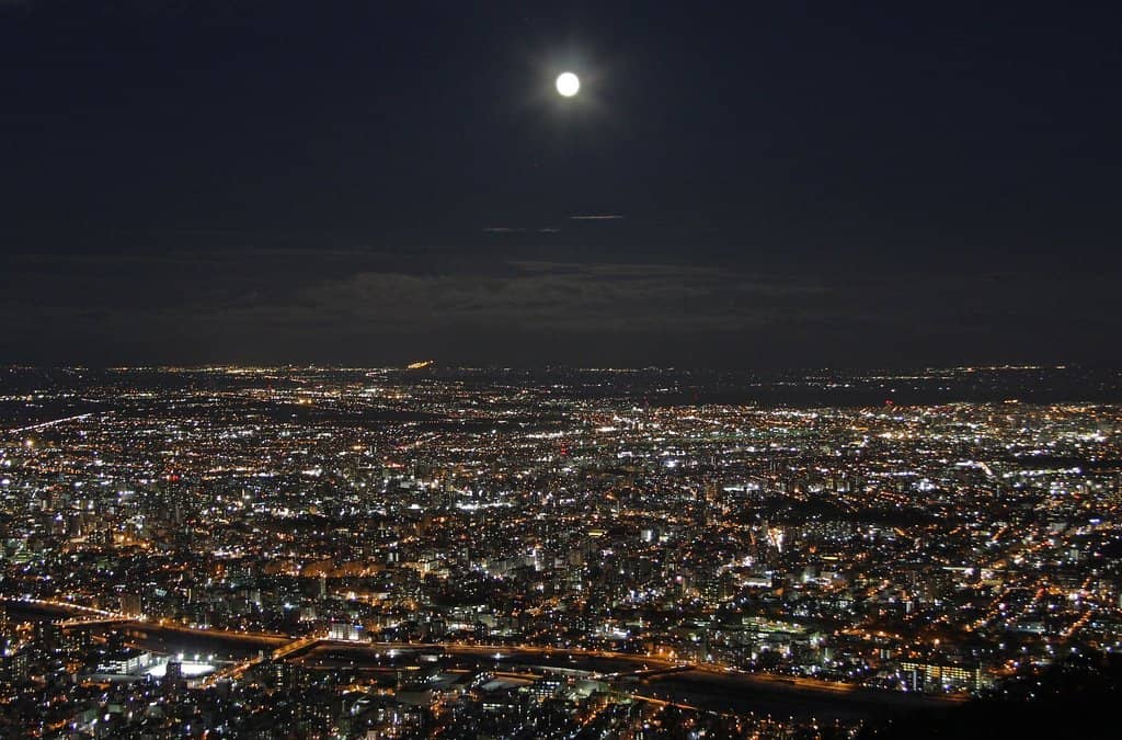 Sapporo's Night Panorama