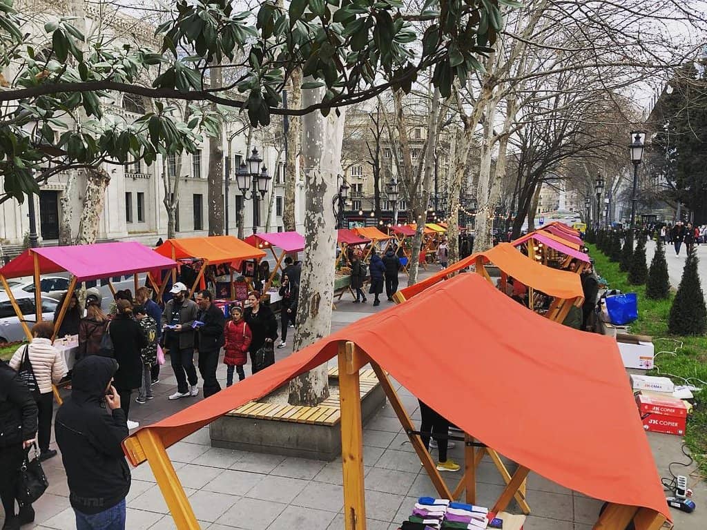 Vibrant Produce Stalls