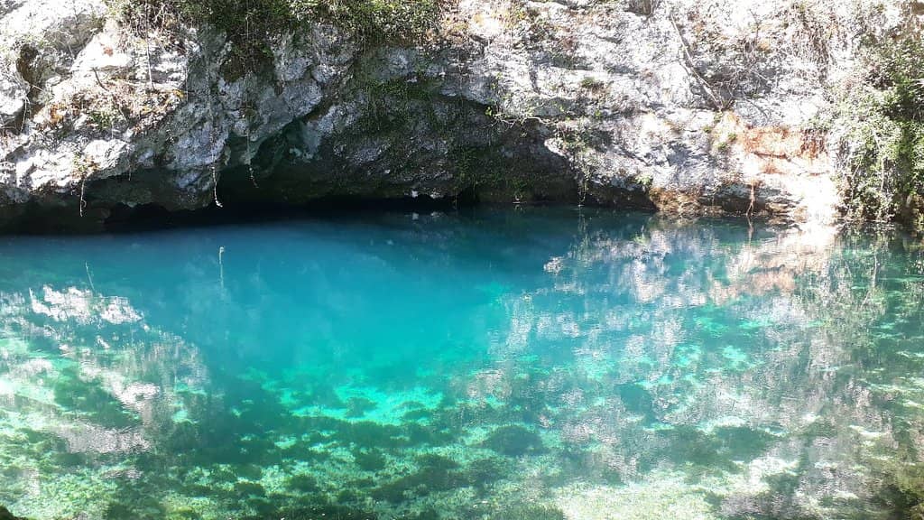 Submerged Christ Statue