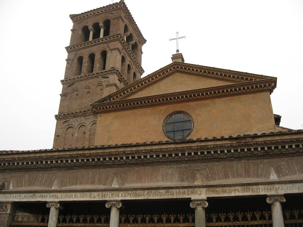 Romanesque Bell Tower & Portico