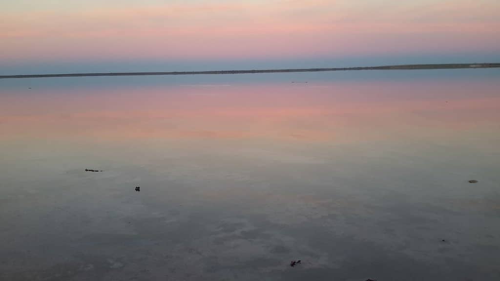Pink Salt Lake Hues