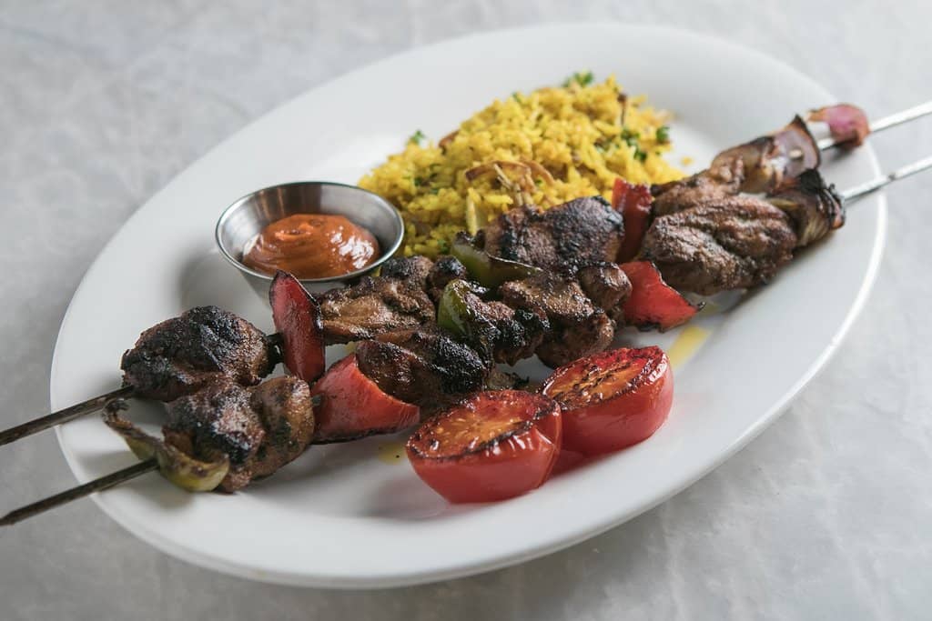 Vibrant Outdoor Dining