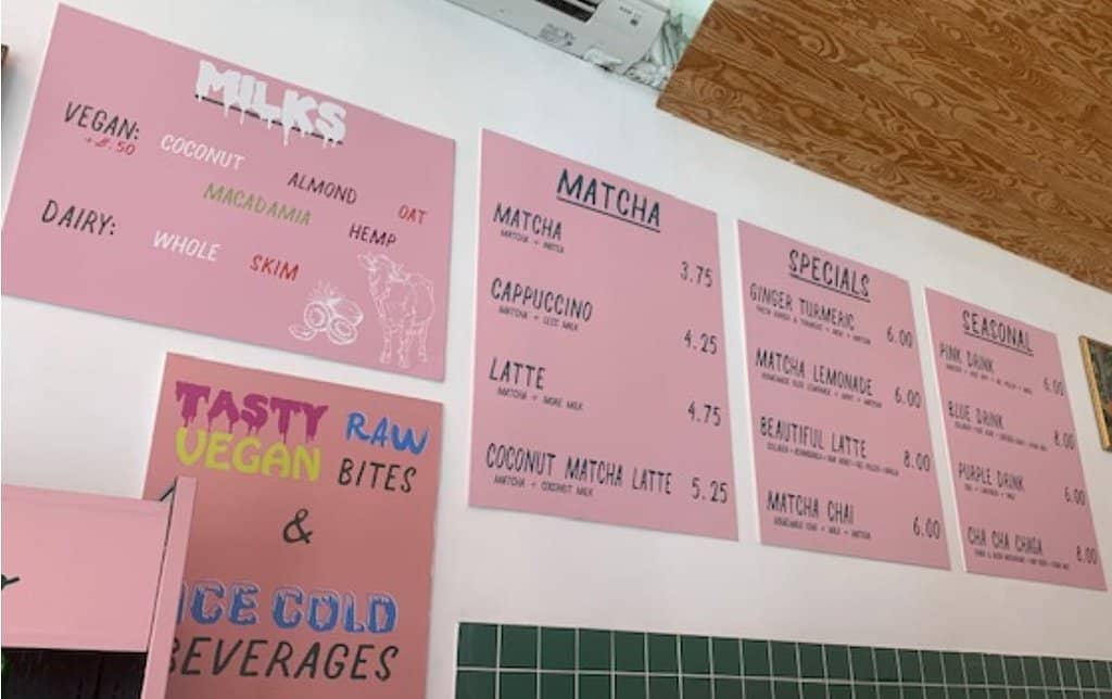 Signature Matcha Lattes