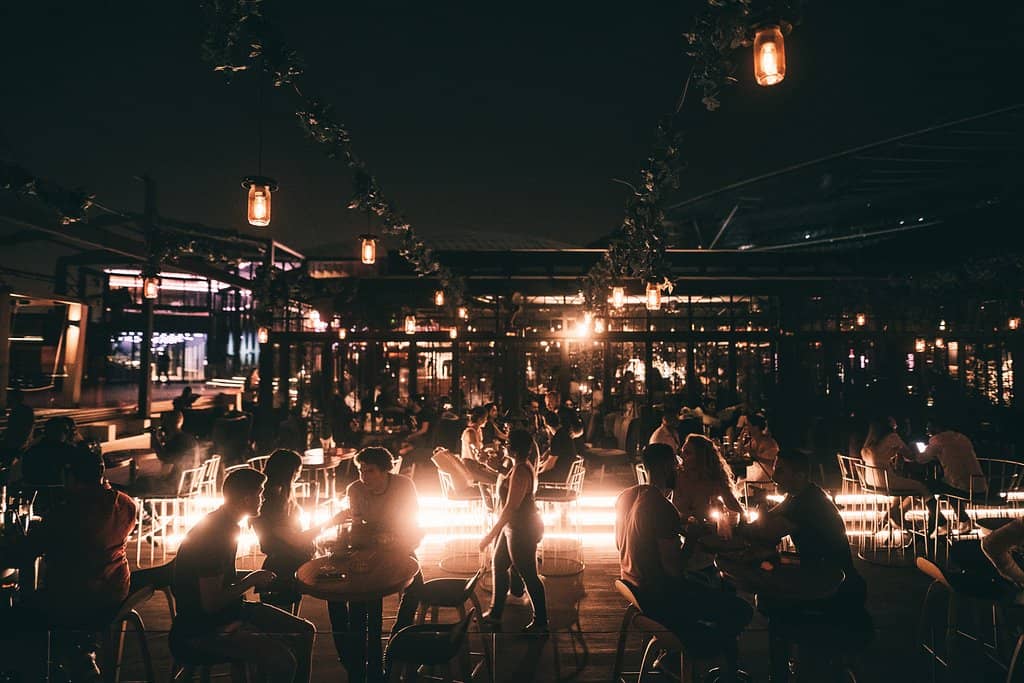 Vibrant Outdoor Ambiance