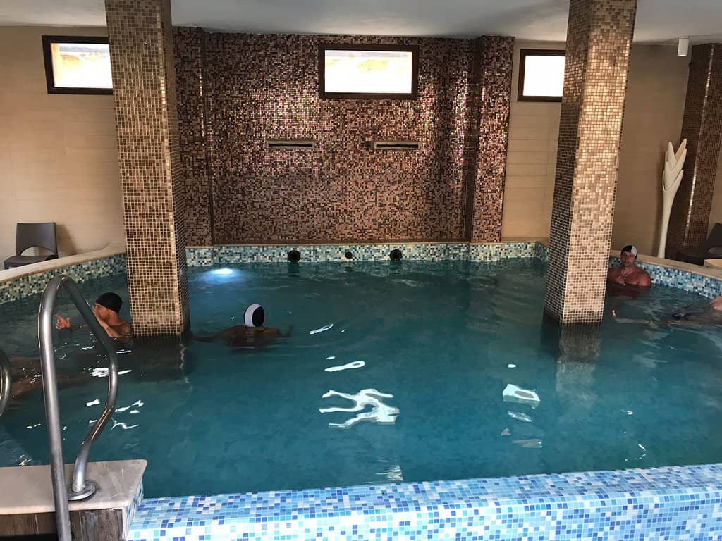 Covered Hydro-massage Pool