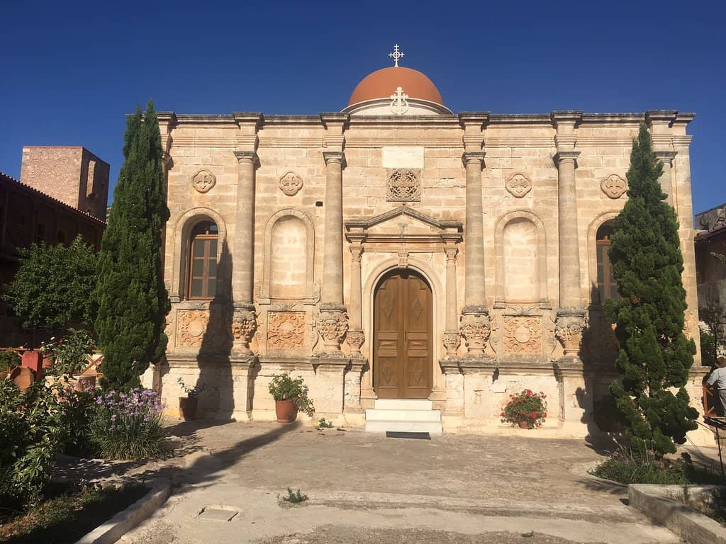 Gouverneto Monastery Courtyard