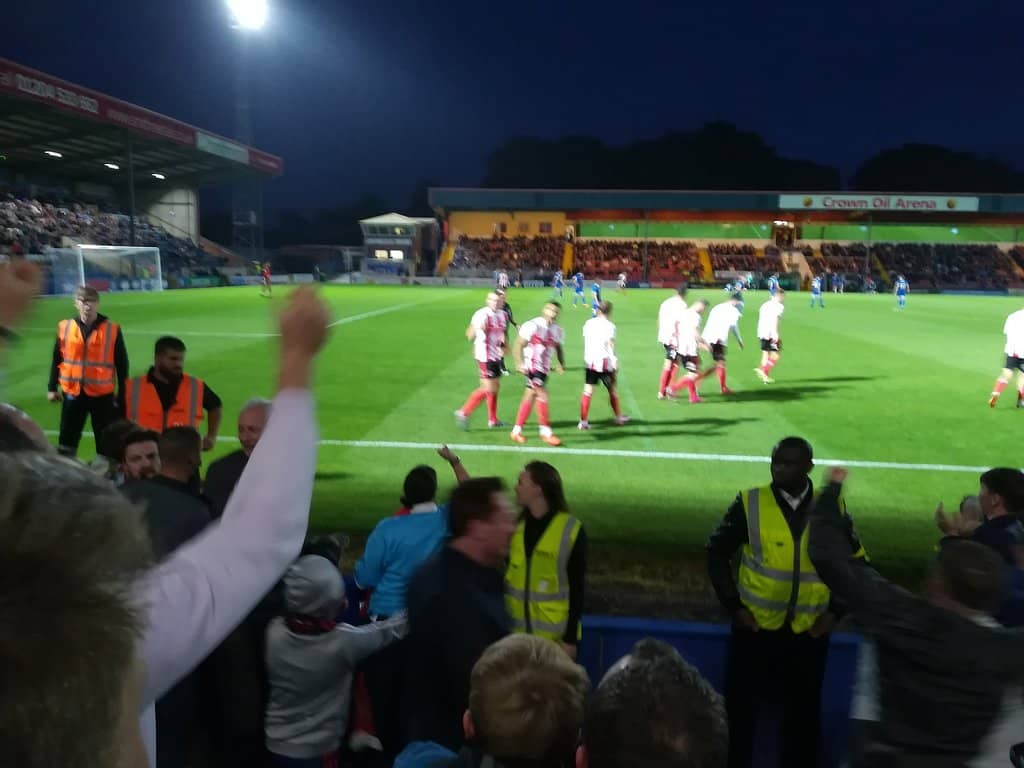 Friendly Away Fan Welcome