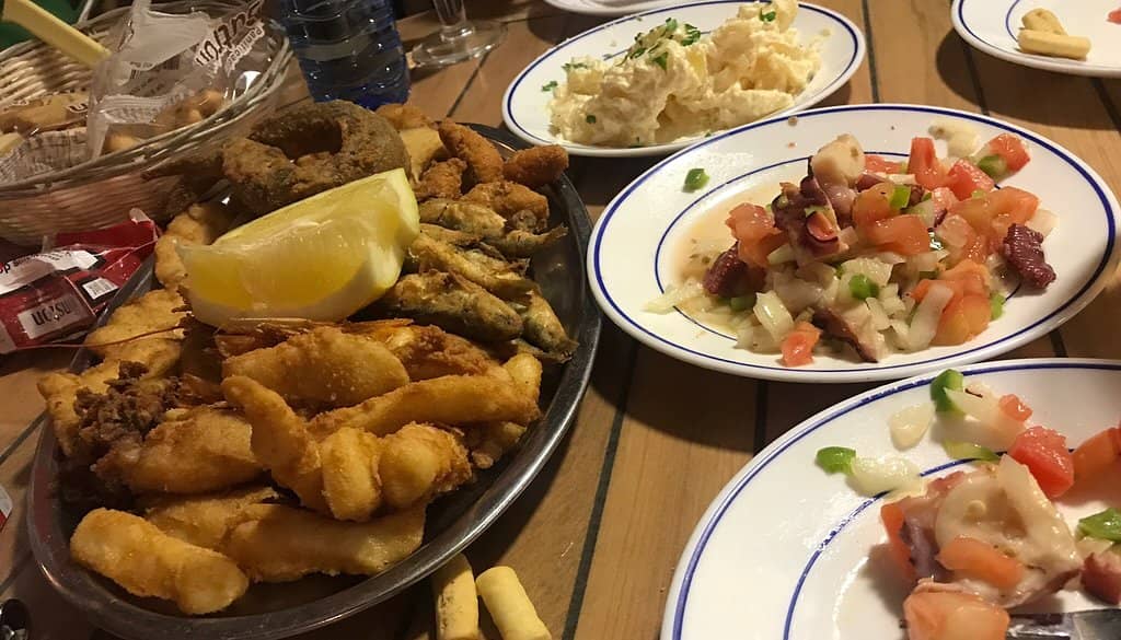 Bustling Plaza Atmosphere