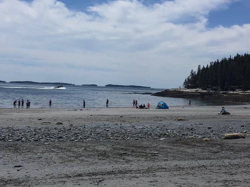 Black Sand and Rock Beach
