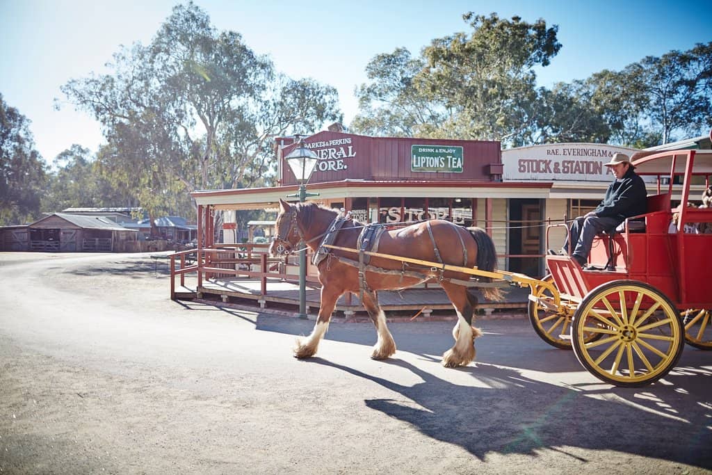 Recreated Pioneer Town