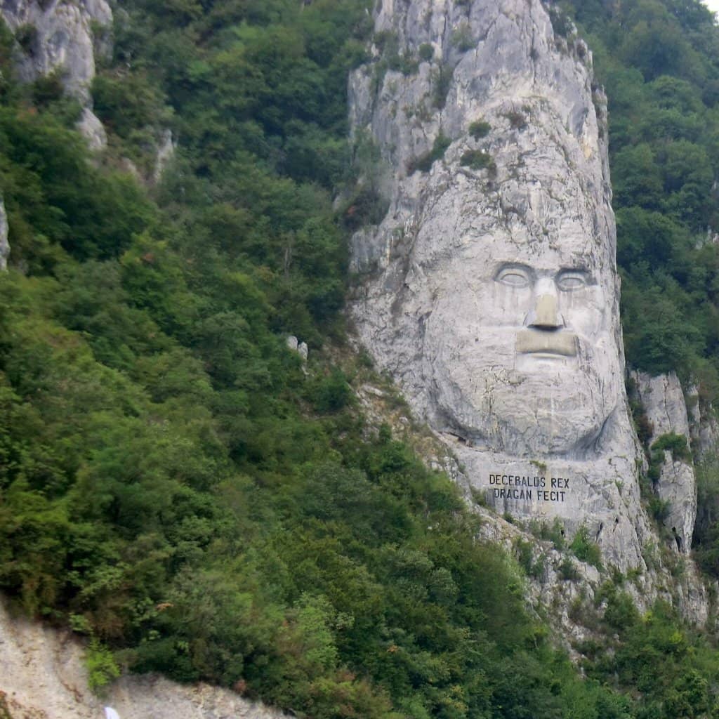 King Decebalus Sculpture