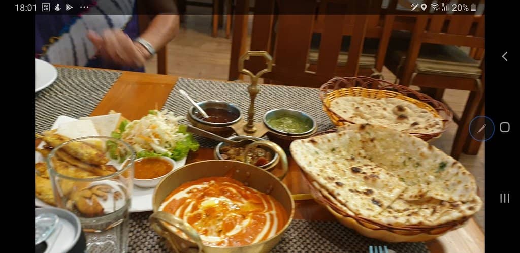 Freshly Baked Naan Bread