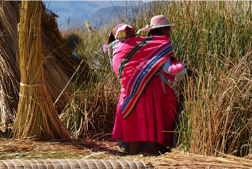 Traditional Uros Homes