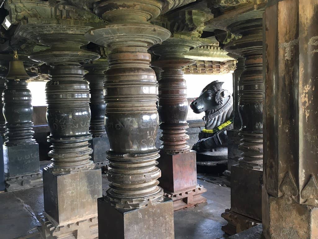 Ancient Black Marble Shivalinga