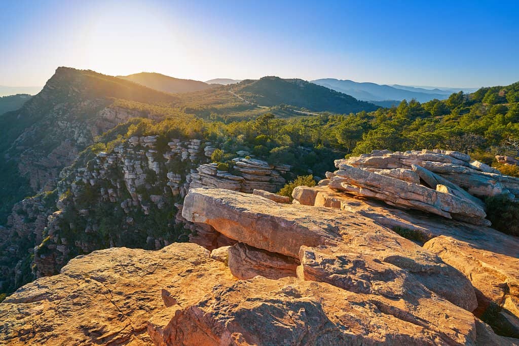 Rugged Mountain Peaks