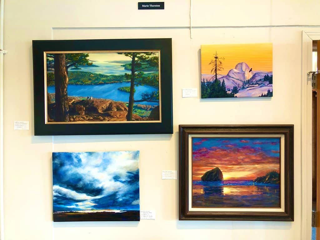 Scenic Bay and Mountain Views