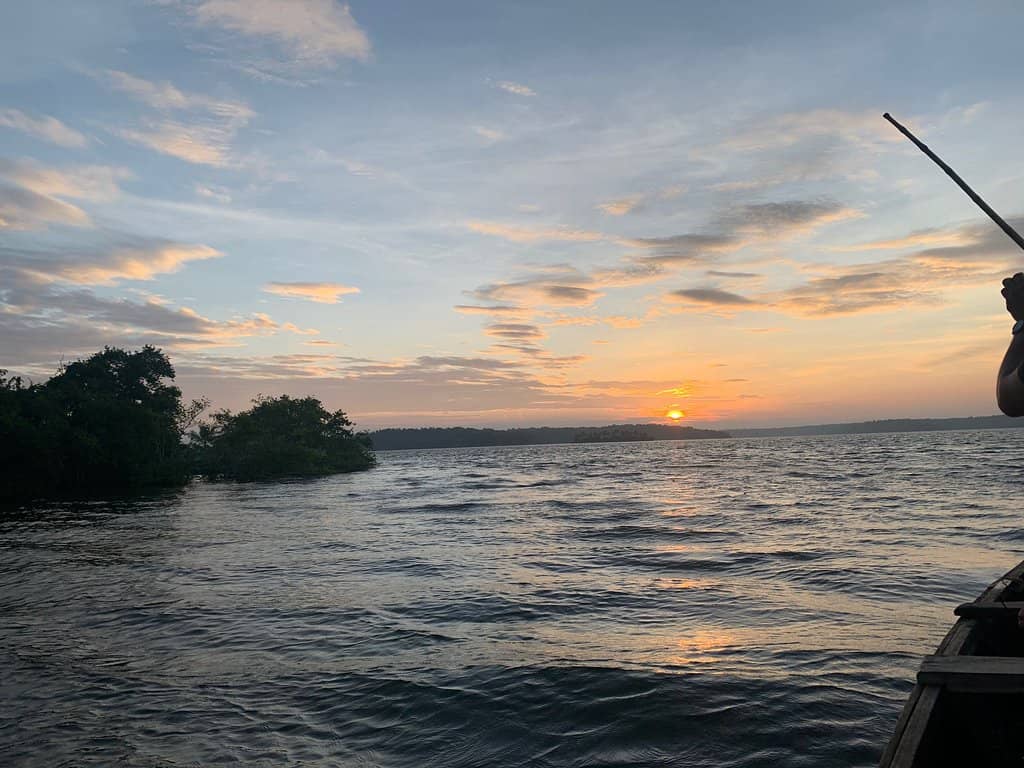 Temple on the Lake's Edge