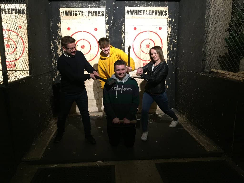 Pizza, Pints & Axe Throwing
