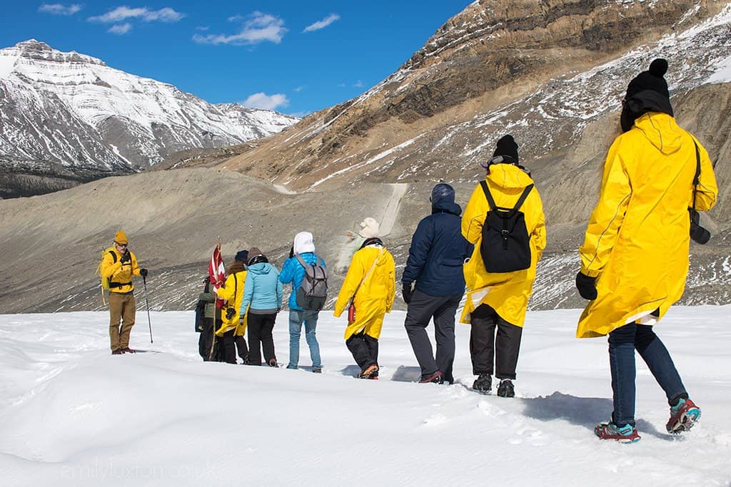 Toe of the Athabasca Glacier Trail