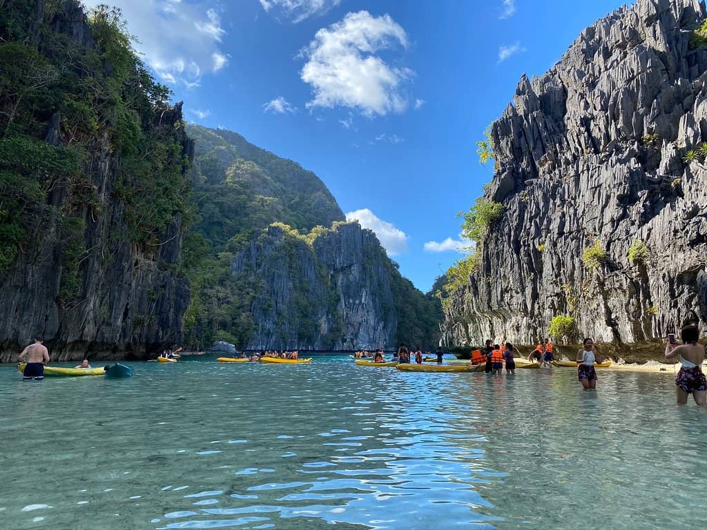 Kayaking Through the Lagoon