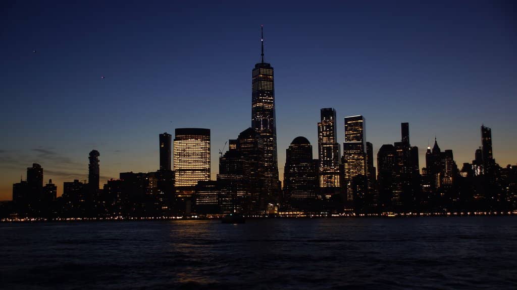 Nighttime City Lights