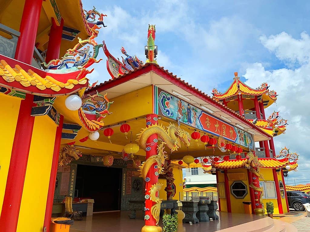 Serene Temple Atmosphere